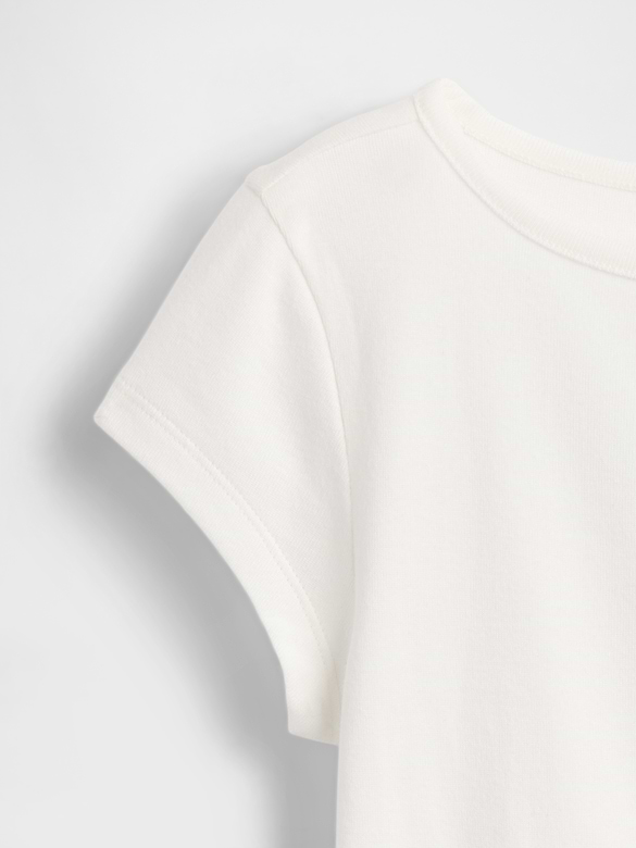 Kids Fitted Cap-Sleeve T-Shirt