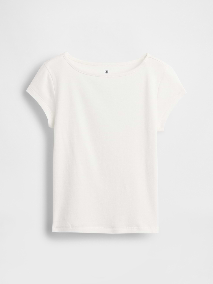 Image number 2 showing, Kids Fitted Cap-Sleeve T-Shirt