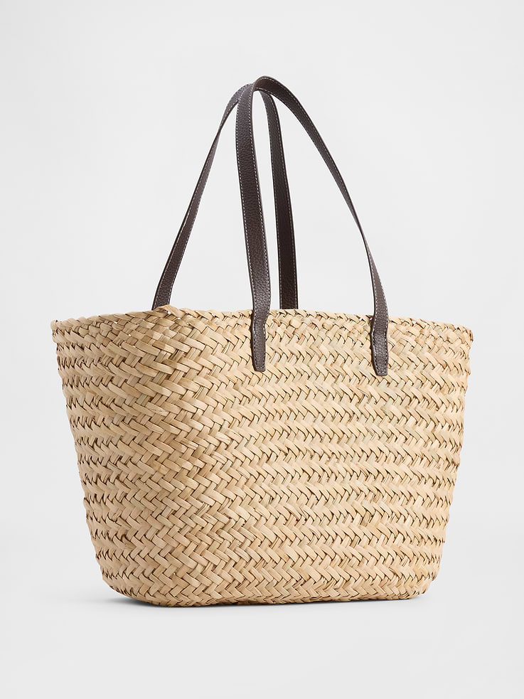 Image number 4 showing, Straw Tote Bag