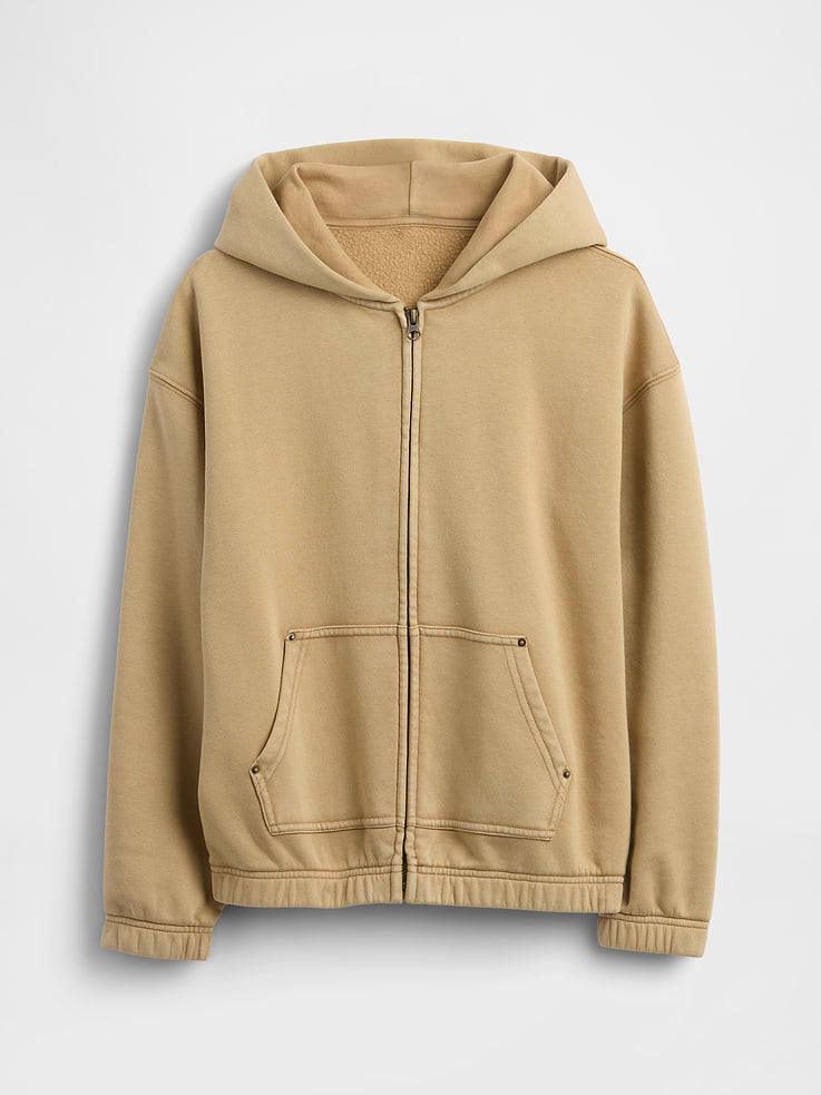 Image 2 of 5, Kids VintageSoft Relaxed Zip Hoodie