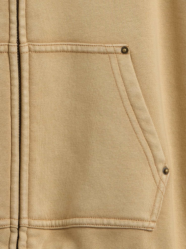 Image 5 of 5, Kids VintageSoft Relaxed Zip Hoodie