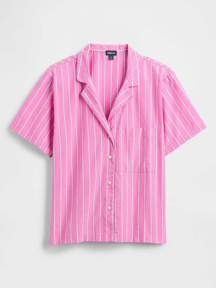 Image 4 of 4, Poplin PJ Shirt