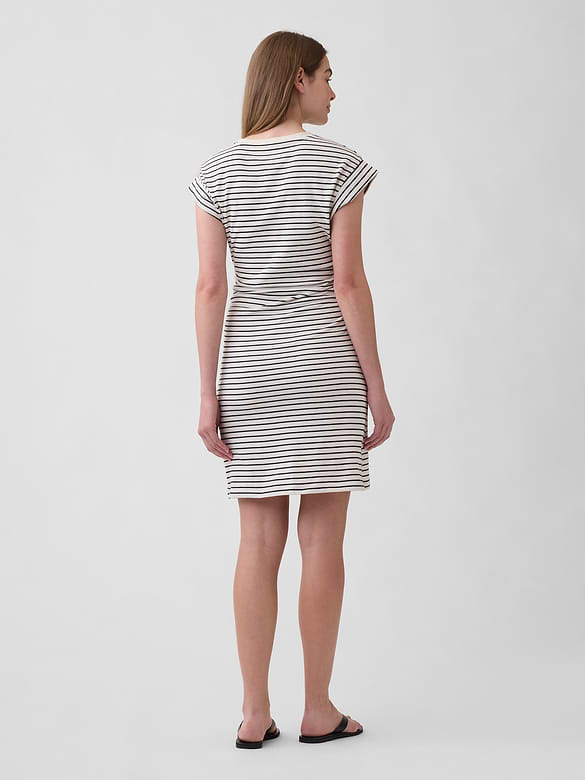 Ruched Jersey Mini Dress