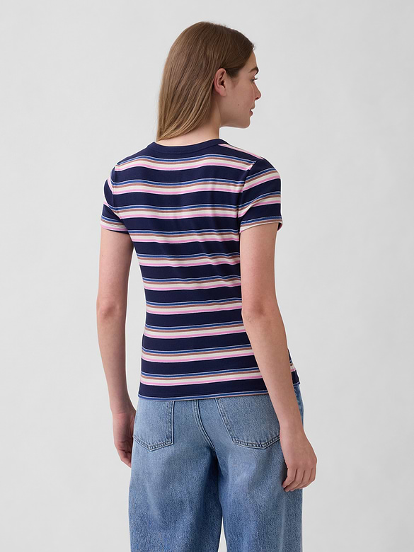 Essential Ribbed Crewneck T-Shirt