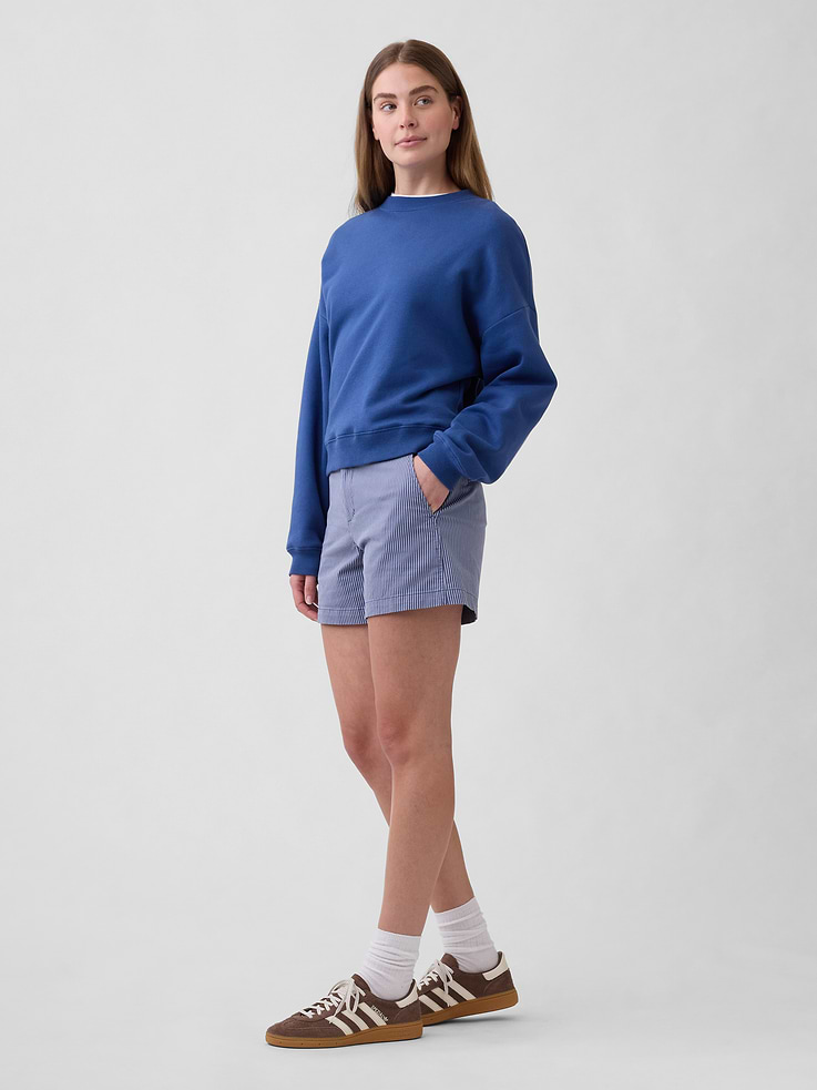 Image number 3 showing, 5" Mid Rise Downtown Khaki Shorts