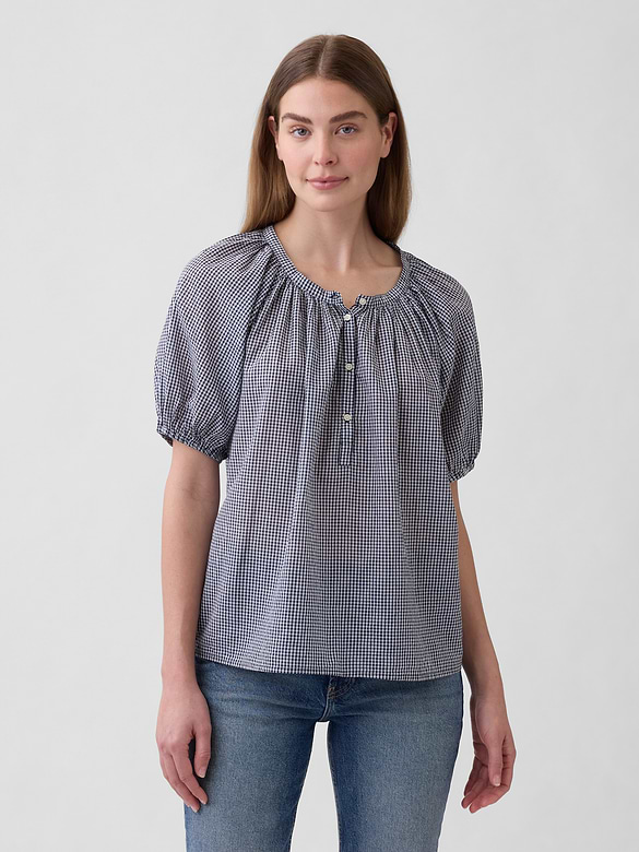 Oversized Puff Sleeve Top