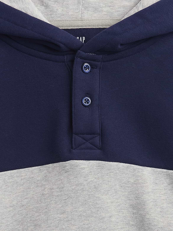Kids VintageSoft Relaxed Henley Hoodie