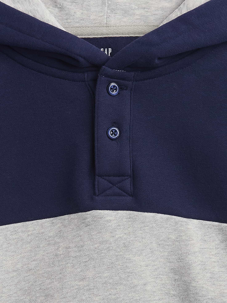 Image number 5 showing, Kids VintageSoft Relaxed Henley Hoodie