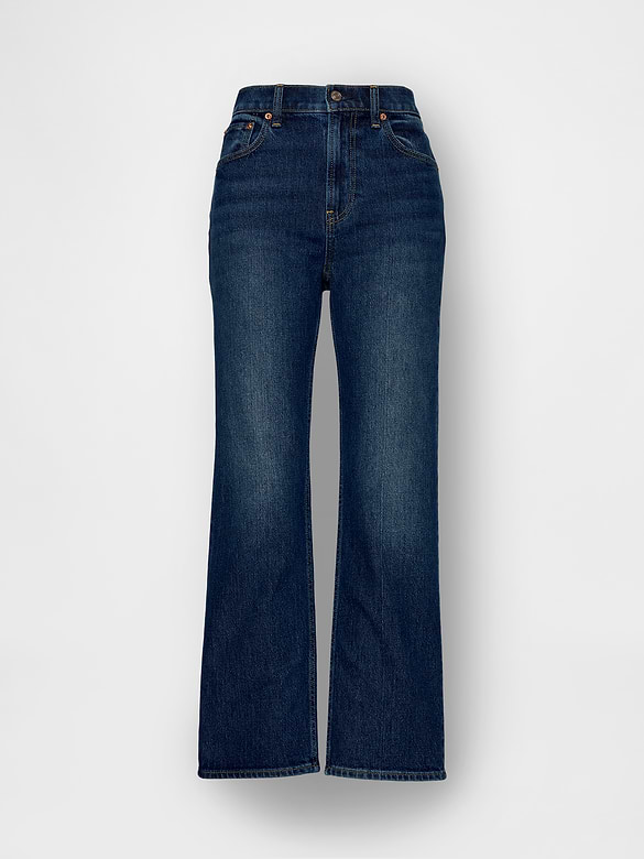 High Rise ’90s Slim Straight Crop Jeans