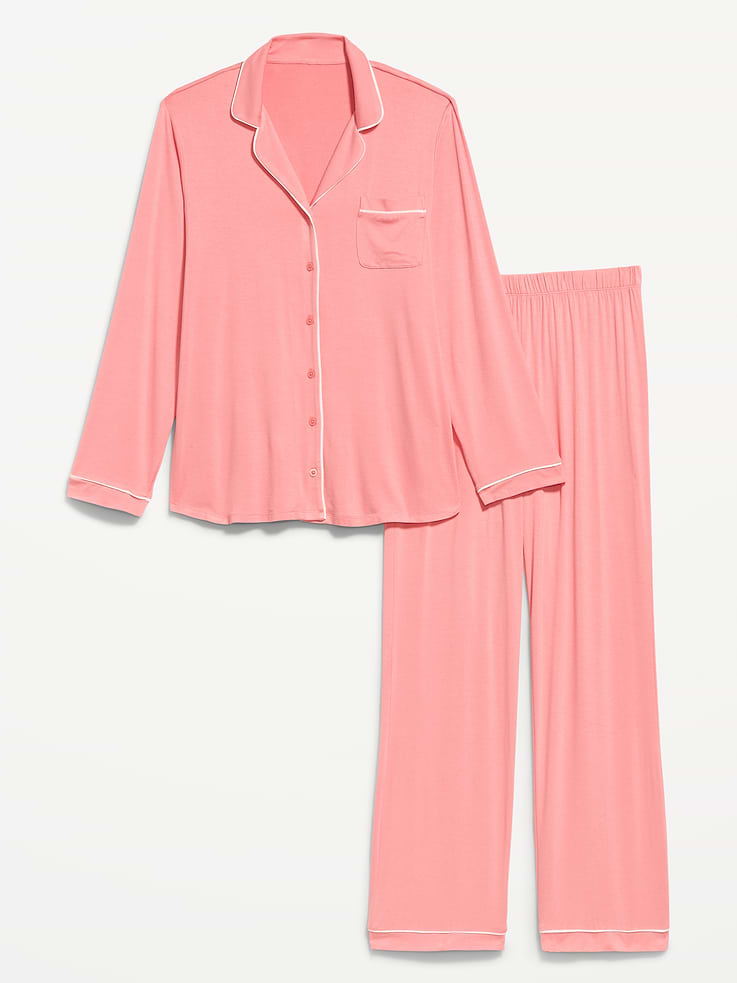 Image 4 de 7, Ensemble pantalon en tricot de jersey Grasse matinée