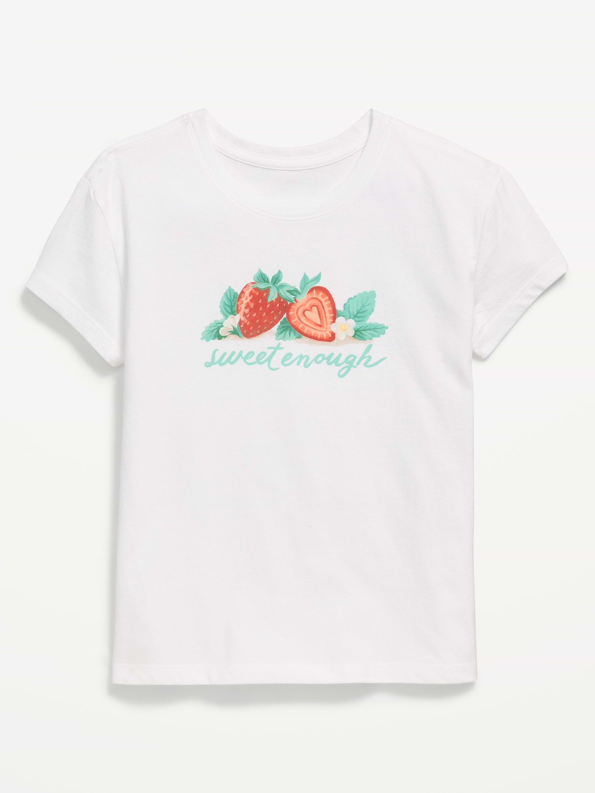 Image number 1 showing, Short-Sleeve Graphic T-Shirt for Girls