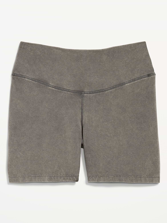 High-Waisted PowerChill Biker Shorts -- 5-inch inseam