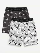 Image number 1 showing, Printed Jersey Pajama Shorts 2-Pack for Boys