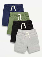 Image number 1 showing, French Terry Shorts 4-Pack for Toddler Boys