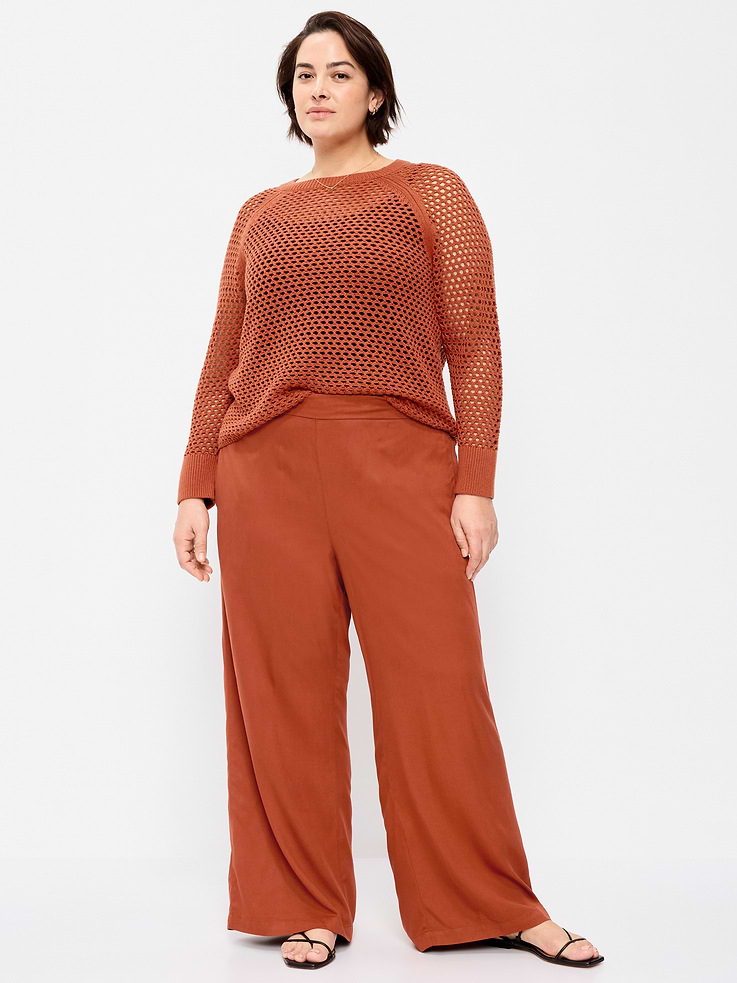 Image number 8 showing, High-Waisted Playa Wide-Leg Pants