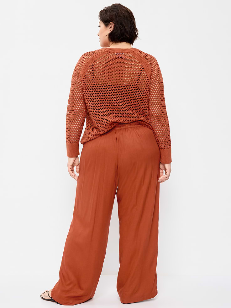 Image number 9 showing, High-Waisted Playa Wide-Leg Pants