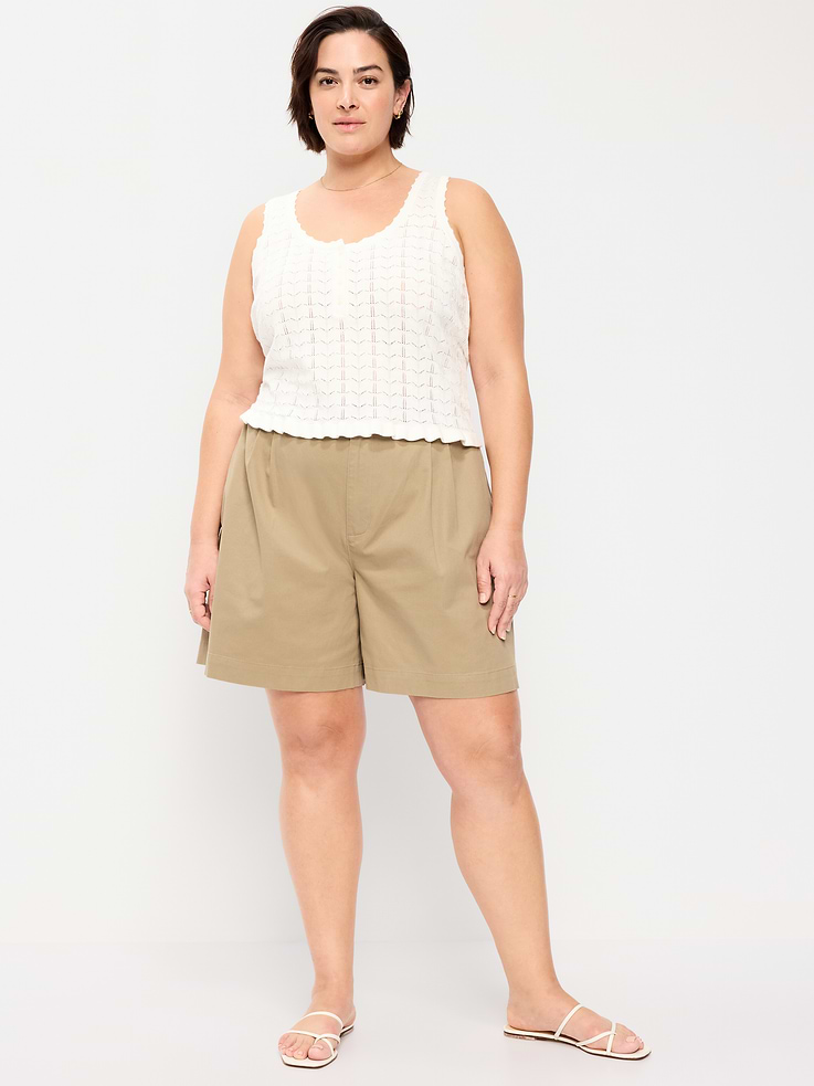 Image number 8 showing, High-Waisted OGC Chino Shorts -- 6-inch inseam