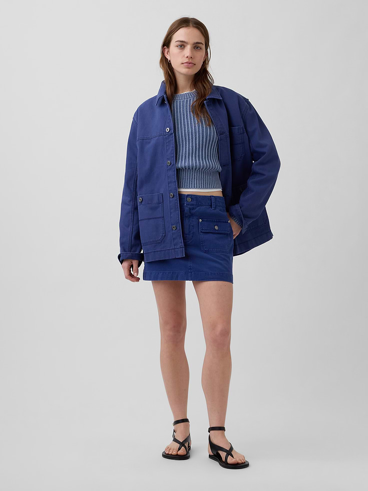 Image number 2 showing, 100% Cotton Barrel-Sleeve Crop Sweater