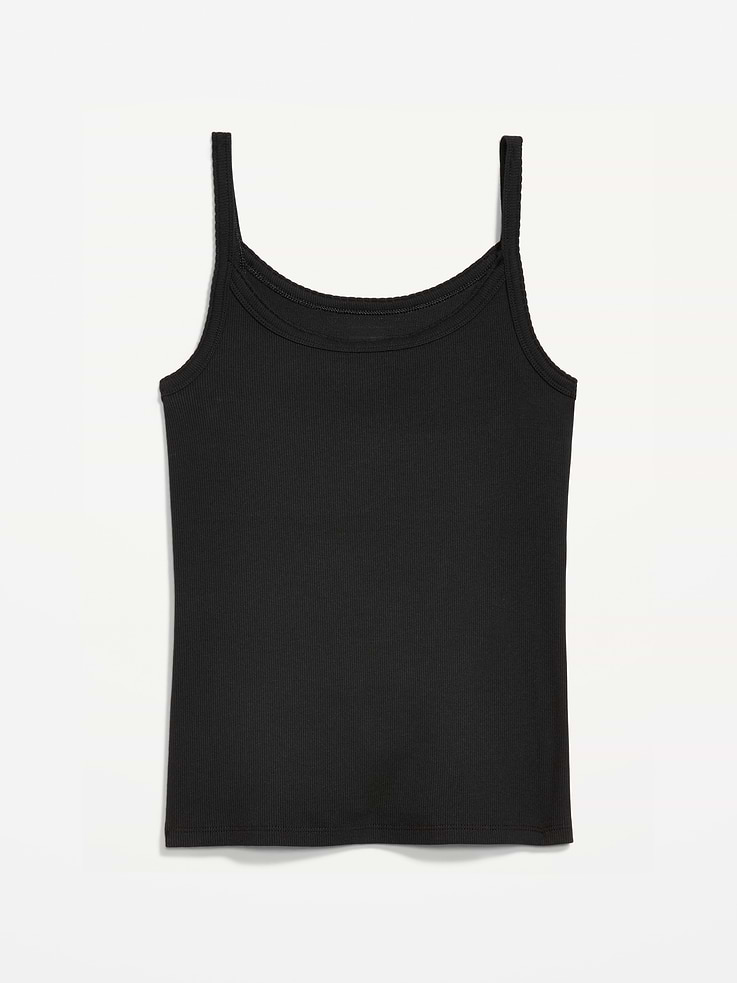 L'image numéro 4 présente Camisole en tricot côtelé