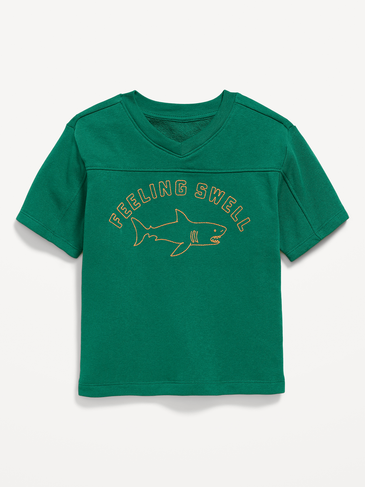 Image number 1 showing, Oversized French-Terry Graphic T-Shirt for Toddler Boys