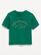 Image number 1 showing, Oversized French-Terry Graphic T-Shirt for Toddler Boys