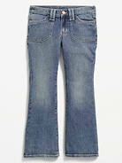 Image number 4 showing, Low-Rise Flare-Leg Jeans for Girls