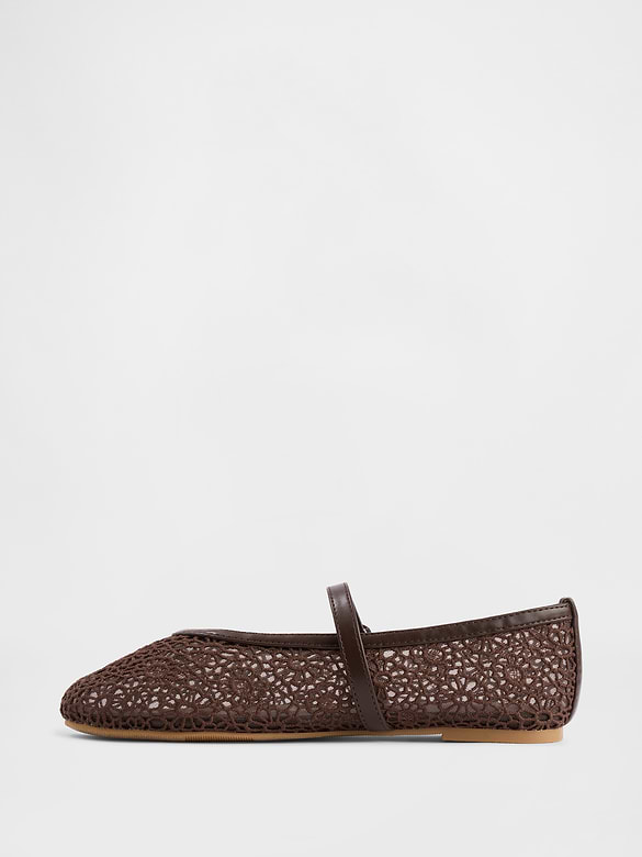 Kids Crochet Mary Jane Flats