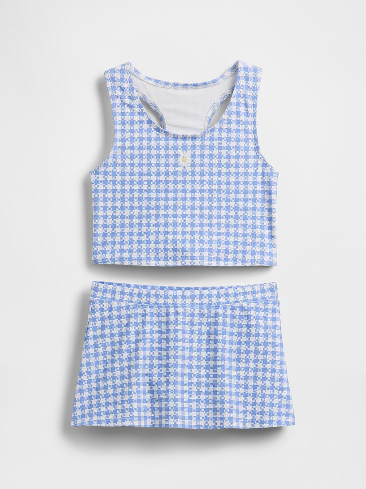 Image number 1 showing, Kids Tankini & Skort Swim Set