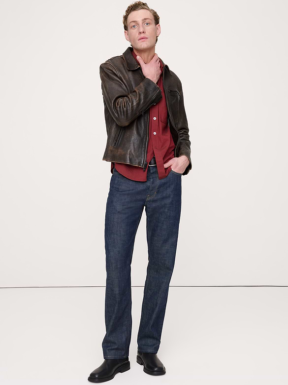 Relaxed-Fit Washed Cotton Poplin Shirt