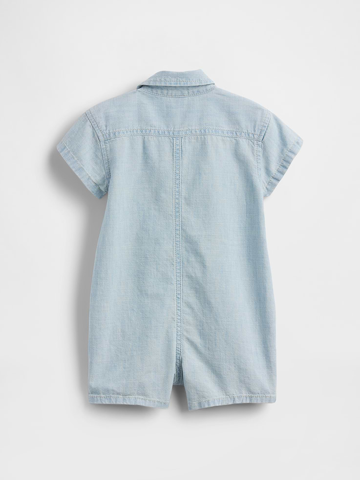 Image number 2 showing, Baby Pocket Shorty One-Piece