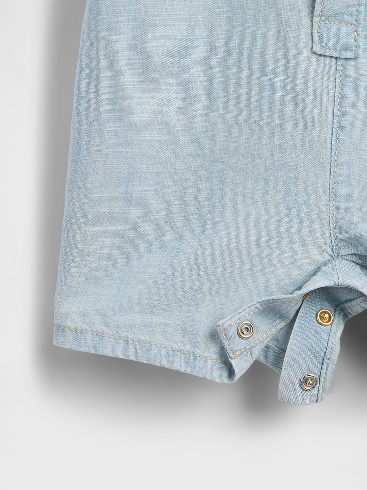Image number 3 showing, Baby Pocket Shorty One-Piece