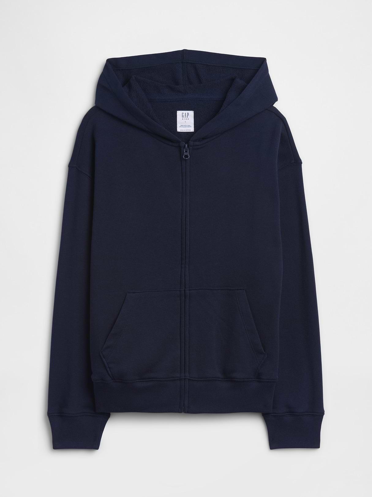 Kids Relaxed French Terry Zip Hoodie | Gap Factory