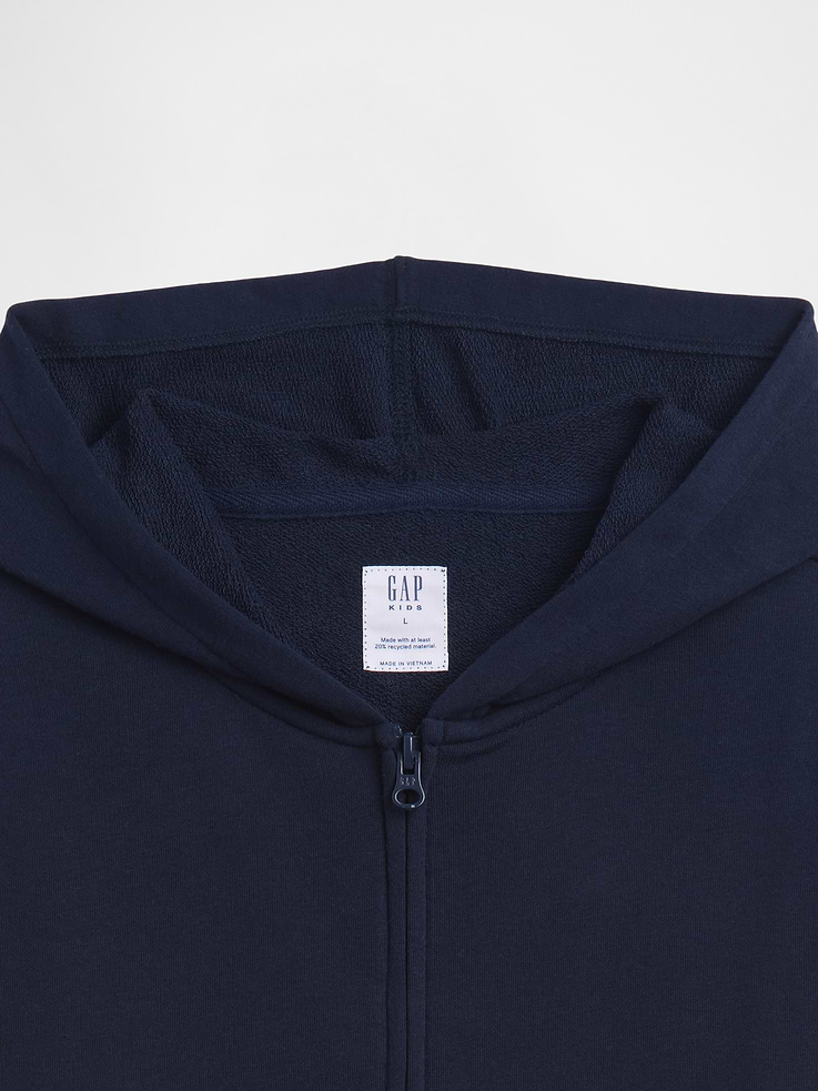 Image 3 of 3, Kids Relaxed French Terry Zip Hoodie