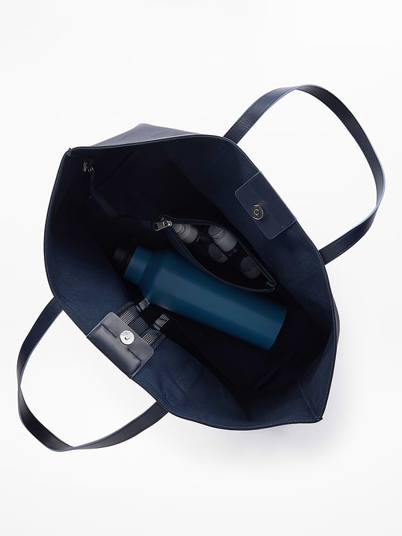 Coated Canvas Carry All Tote