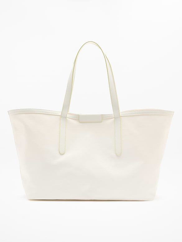 Coated Canvas Carry All Tote