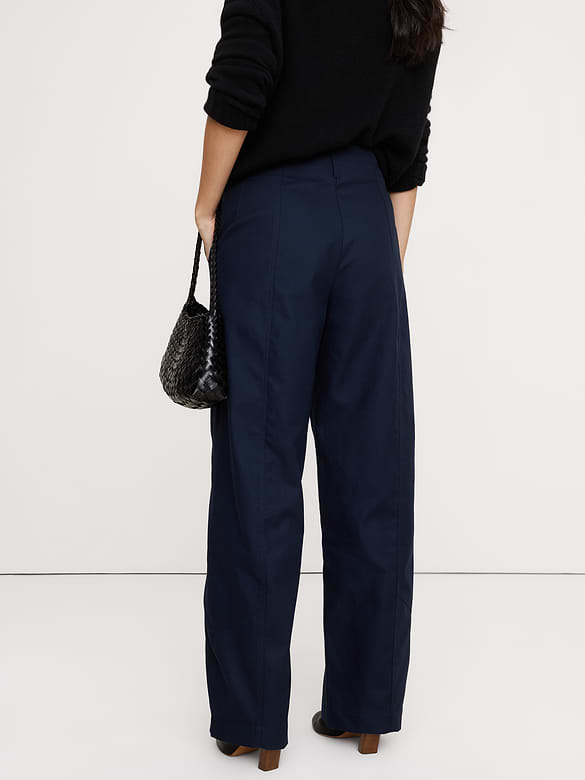 Ultra-High Rise Barrel Soft Chino