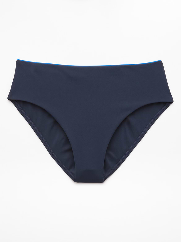 High Waist Cheeky Tipped Swim Bottom