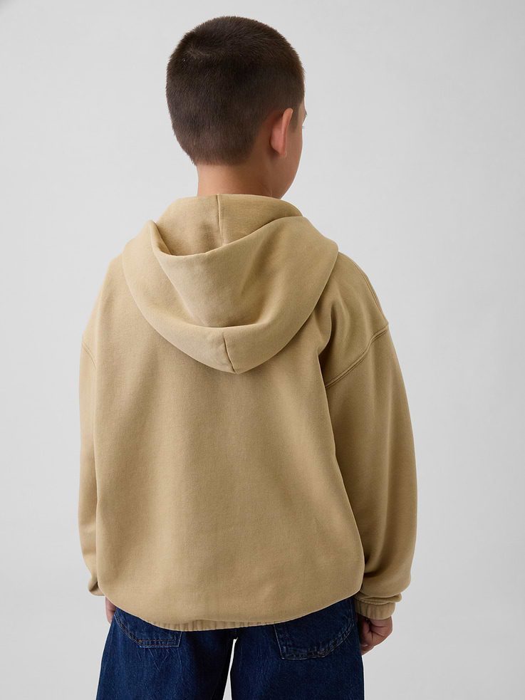 Image 3 of 5, Kids VintageSoft Relaxed Zip Hoodie