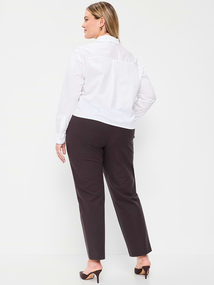 Image number 9 showing, High-Waisted Pixie Straight Pants