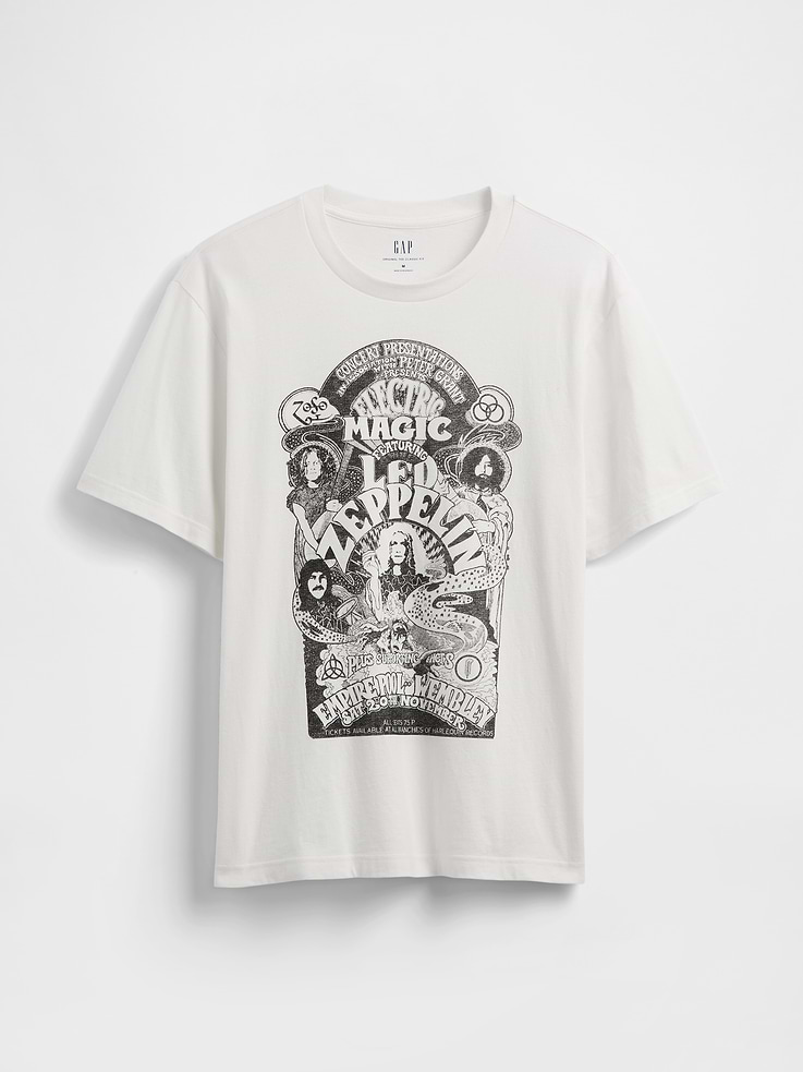 Image number 5 showing, Led Zeppelin Relaxed Graphic T-Shirt