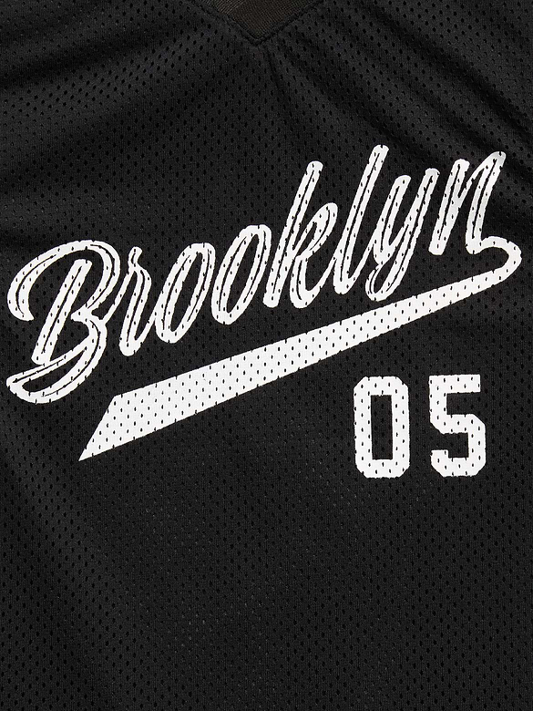 Mesh Graphic Basketball Tank Top for Boys
