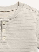 Image number 2 showing, Short-Sleeve Textured Henley T-Shirt for Toddler Boys