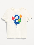 L'image numéro 1 présente T-shirt à manches courtes à imprimé unisexe pour tout-petit