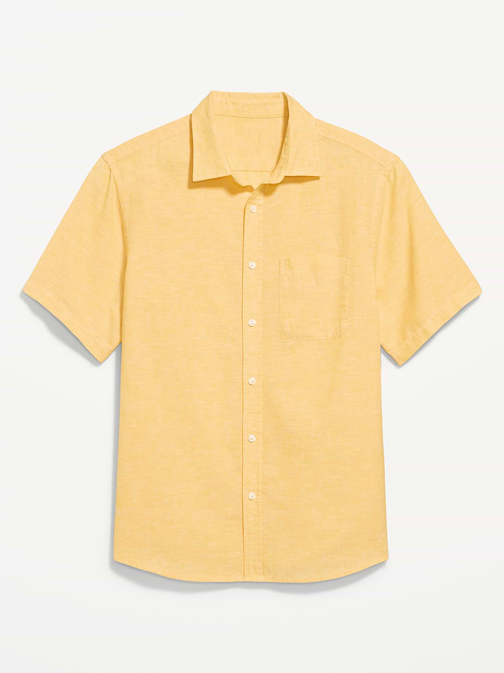 Image number 4 showing, Classic Fit Everyday Linen-Blend Shirt