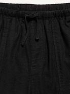 Image 5 of 5, Pull-On Linen-Blend Pants for Girls