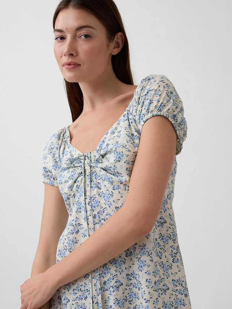 Image number 3 showing, Puff Sleeve Midi Dress
