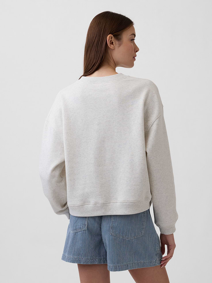 Image number 2 showing, Relaxed Wedge V-Neck Sweatshirt