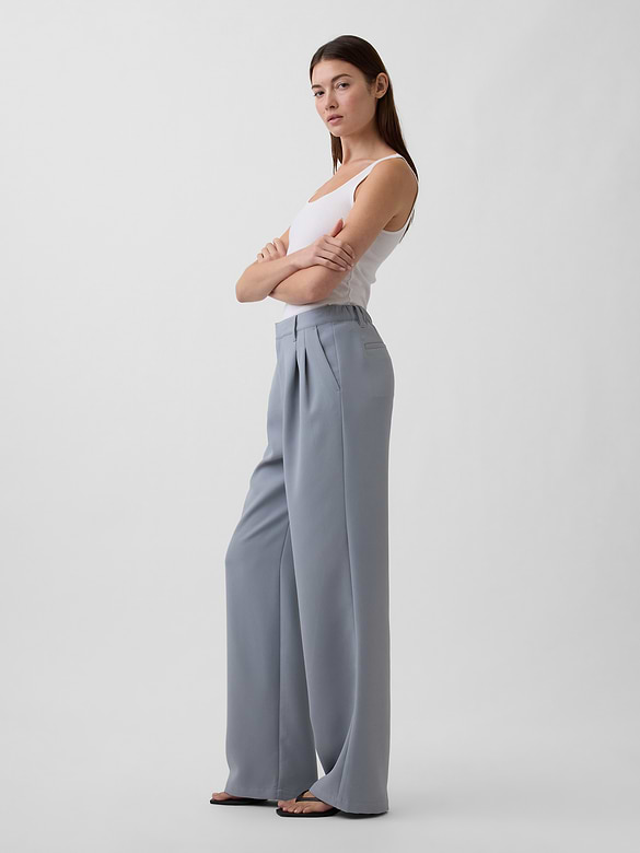 Easy Crepe Trousers