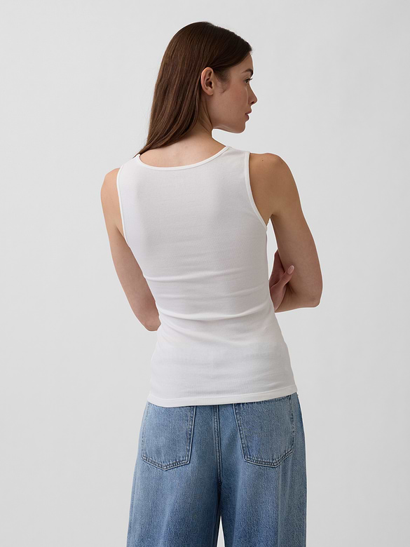 Gap Logo Ribbed Tank Top