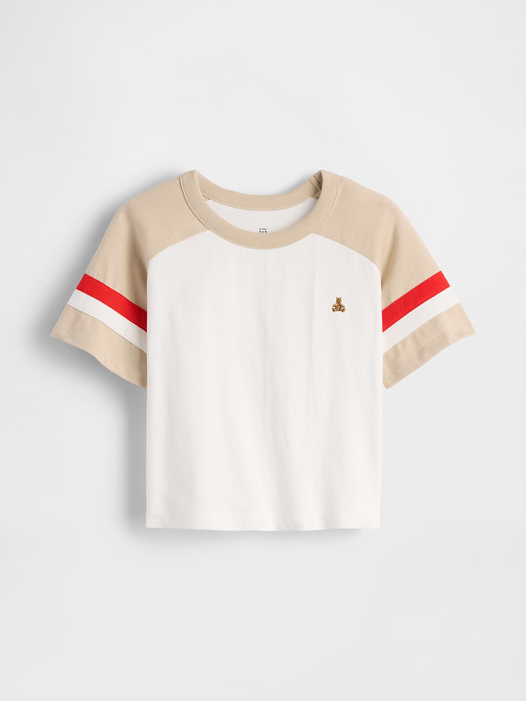 Image number 1 showing, Baby & Toddler Raglan Football T-Shirt